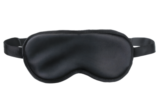 [Transparent Background PNG]Black Eye Mask for Sleeping