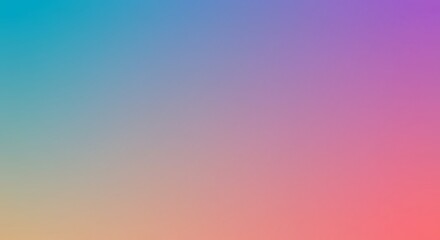 Abstract Gradient Background Teal, Purple, Pink, Orange Blend
