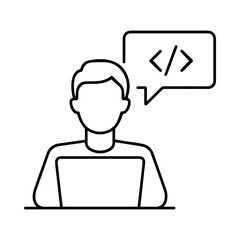 coding, programming, or a developer at work