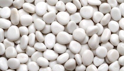 Pebbles. White pebble. Background with stones. Sea stones. Gravel.