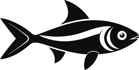 Single Neon Tetra Fish Vector Illustration  