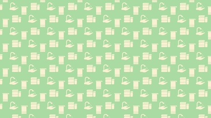 Vector seamless salon pattern design