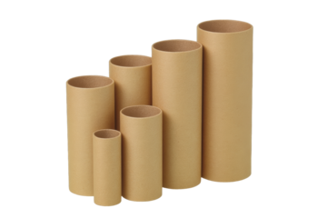 [Transparent Background PNG]Various Sizes of Cardboard Tubes