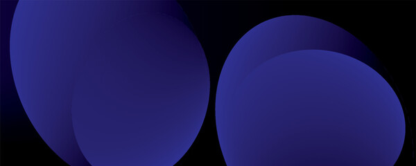 Abstract blue geometric background. Dynamic shapes composition. Eps10