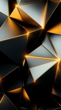 Trigonal prism video footage. abstract Trigonal motion footage
