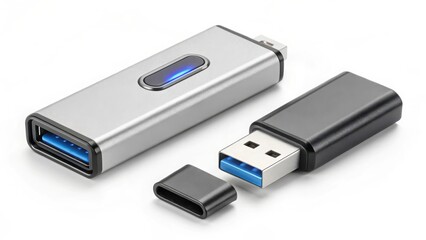 Portable USB Flash Drive High-Speed Data Storage for Mobile Devices