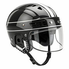 Naklejka premium Hockey helmet isolated on a white background