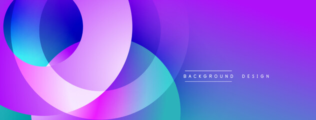 Abstract vibrant layers create flowing purple, blue gradients. Modern design element for digital projects, presentations.