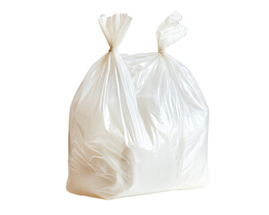 Pair of tied off clear plastic bags