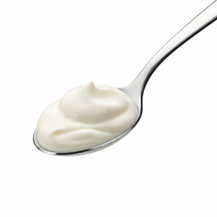 Spoonful of Creamy Yogurt