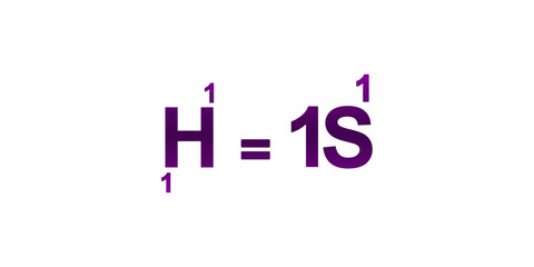 Electronic Configuration of Hydrogen Atom or Electronic Configuration of Hydrogen Element 