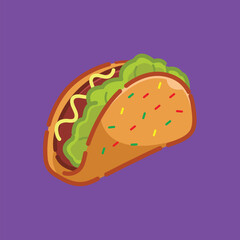 sweet and cute food vector