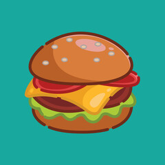 sweet and cute food vector