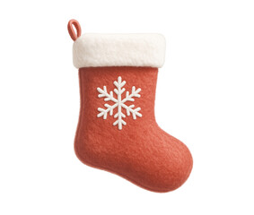 christmas sock isolated isolated on transparent or white background png
