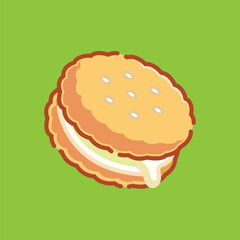 sweet and cute food vector