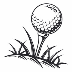 Fototapeta premium Golf-tee-icon 