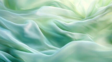 Obraz premium Gentle background in green-blue light matte tones and various shades of very light light green shades, smooth transitions from one shade and color to another 