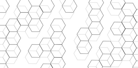 Geometric abstract hexagon technology background.. Abstract honeycomb background.. Vector illustration of hexagons pattern, Creative idea for medical technology or science design.	
