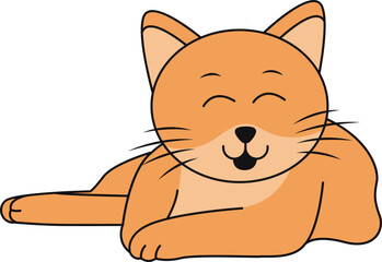 Cat Day Decoration Illustration For Template Design Elements And Others