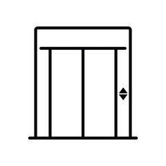 elevator lift icon vector design template