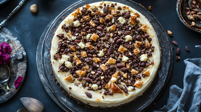 A rich and decadent baklava chees  D1621