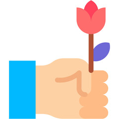 Vector Icon Flower, Propose, Proposal, Situation, Engagement