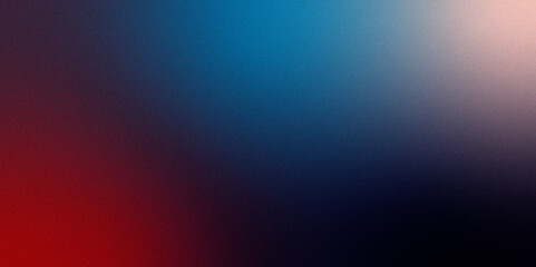 Blue red inspired Bright and Dreamy Grainy Texture Background cinematic style .abstract colorful background .The grainy noise texture adds depth, making it perfect for creative design projects seeking