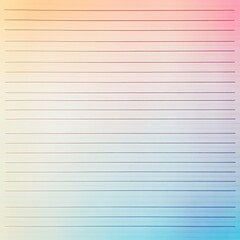 Obraz premium A lined, pastel gradient background for notes or creative designs.