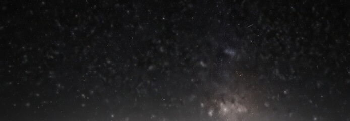 Obraz premium Black backdrop, vibrant twinkling stars, cosmic dust , starry background, star field