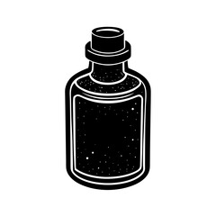 primer bottle Vector silhouette