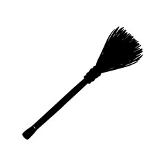 smudge brush Vector silhouette