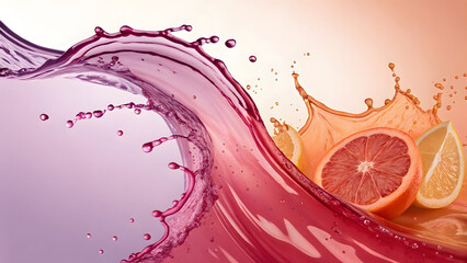 smooth-liquid-gradient-juice-background--blending ,Colorfu liqued  juice abstract Background