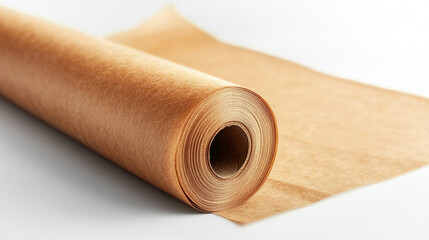 Craft paper roll ready for arts and crafts in a well-lit workspace