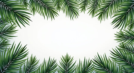 palm tree frame