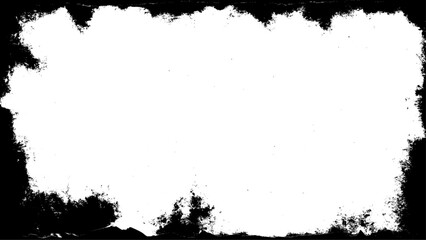 Grunge border photo. Grunge Border
