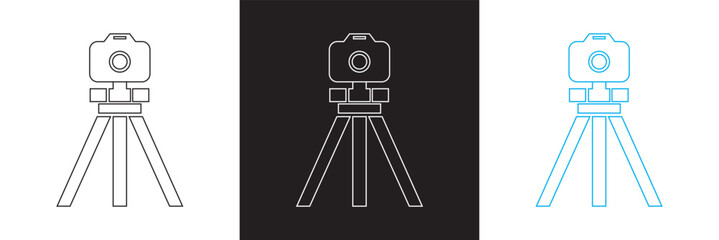 Blogger icon. Vector for websites, mobile interfaces, presentations, banner, visual branding etc. Vector illustration. isolated on white and black background. EPS 10