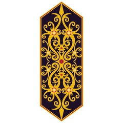 unique Dayak tribe ornaments