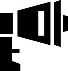 Rounded Filled Announcement Icon