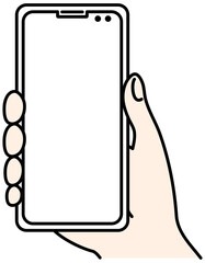 hand holding a clipboard