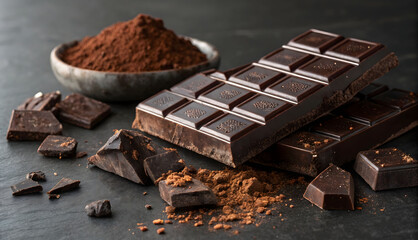 dark chocolate with nuts