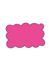 vector illustration of a speech bubble