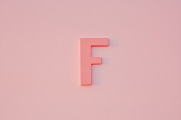 Modern typographic compositions  letter F AI generated