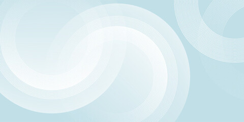 Modern abstract background. Glossy white gradient circle lines. Minimal geometric pattern. Simple graphic elements. Futuristic concept. Suitable for cover, poster, banner, brochure.