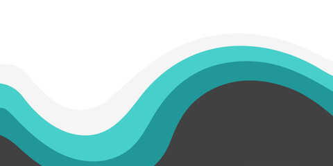 Sea waves layered vector background illustration and sea beach vector illustration.