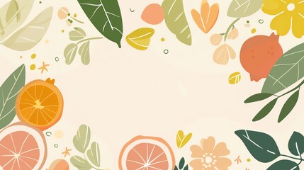 Enchanting Fresh and Natural Border Backgrounds: Elevate Your Designs with Serene Landscapes, Botanical Elegance, and Organic Textures
