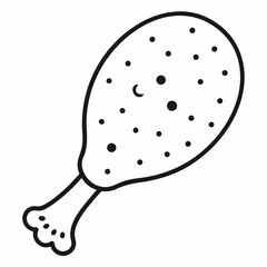 vector illustration of a cartoon worm