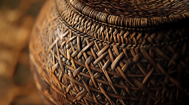 wicker basket texture - Powered by Adobe