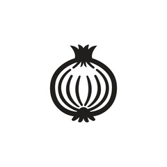 Onion icon vector illustration.
