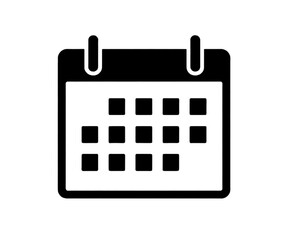 Calendar or appointment schedule flat icon icon for apps and websites