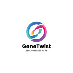 Gene Twist Modern Logo Design